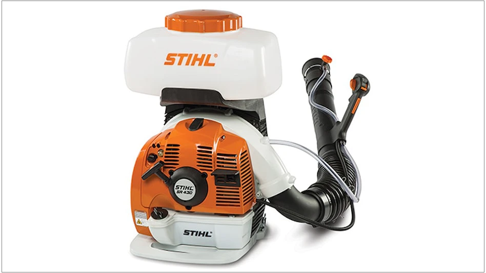 STIHL SR 430 backpack sprayer.